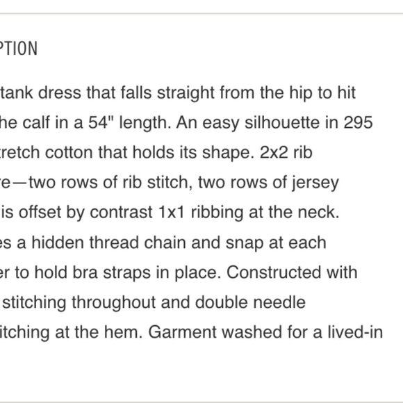 Buck Mason Surplus Rib Tank Dress in Arbor Green (S) - Picture 8 of 8